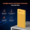 Portronics Luxcell B12 10,000mAh Ultra Slim Power Bank with USB-A Output Port & Type C Input Port (Yellow)