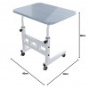 Portronics My Buddy D Wood Multipurpose Movable & Adjustable Table for Computer & Laptop(Sky Blue)