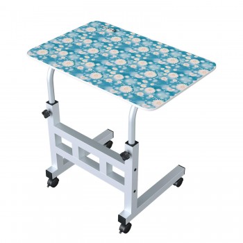 Portronics My Buddy D Wood Multipurpose Movable & Adjustable Table for Computer & Laptop(Sky Blue)