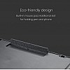 Portronics my buddy g laptop desk with storage mouse pad adjustable height compatible upto 15 inches laptop black