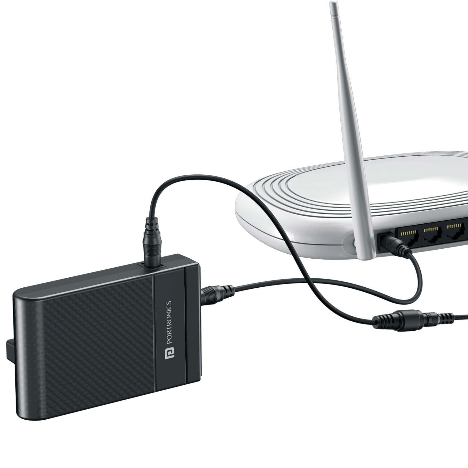 Portronics Power Plus II Mini UPS for 12V-3A WiFi Router Broadband ...