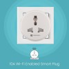 Portronics Splug 10 Wifi 10A Smart Plug Suitable for TVs, Fan, Light, Music System Compatible with Alexa and Google Assistant(White) Portronics Splug 10 Wifi 10A Smart Plug Suitable for TVs, Fan, Light, Music System Compatible with Alexa and Google Assistant(White)