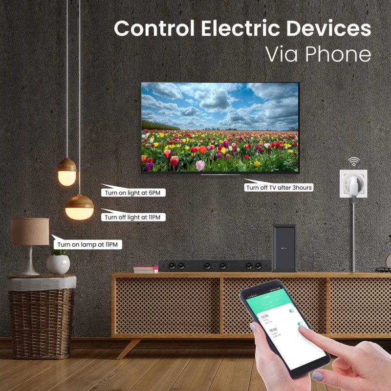 Portronics Splug 10 Wifi 10A Smart Plug Suitable for TVs, Fan, Light, Music System Compatible with Alexa and Google Assistant(White) Portronics Splug 10 Wifi 10A Smart Plug Suitable for TVs, Fan, Light, Music System Compatible with Alexa and Google Assistant(White)