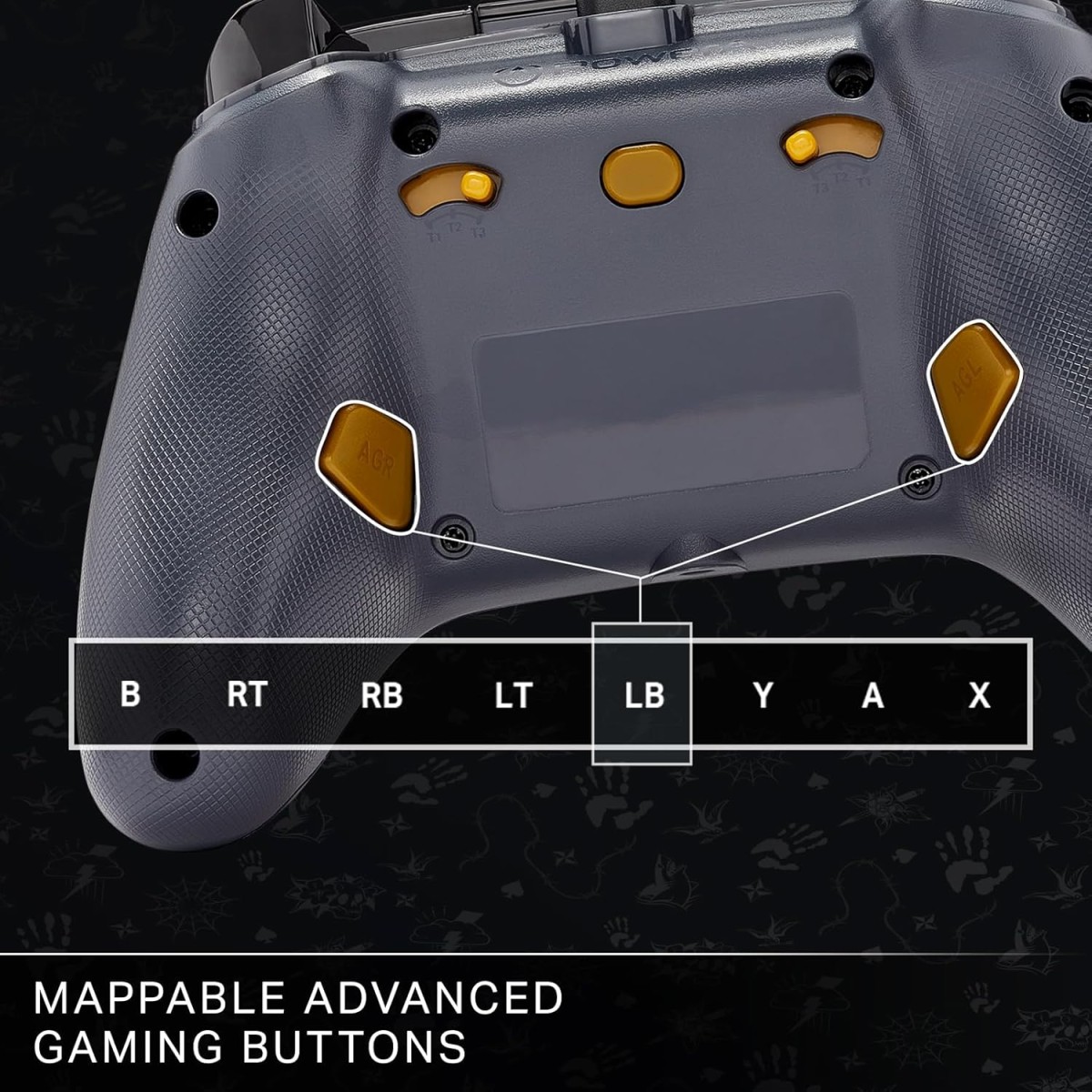 PowerA Advantage Wired Gaming Controller for Xbox Series X/S, Xbox One, PC, Windows 10/11, Fortnite Midas