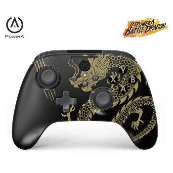 PowerA Battle Dragon™ Advanced Wireless Controller for PC & Cloud Gaming: Magnetic Hall Effect, Asymmetric Rumble Motors  PowerA Battle Dragon™ Advanced Wireless Controller for PC & Cloud Gaming: Magnetic Hall Effect, Asymmetric Rumble Motors