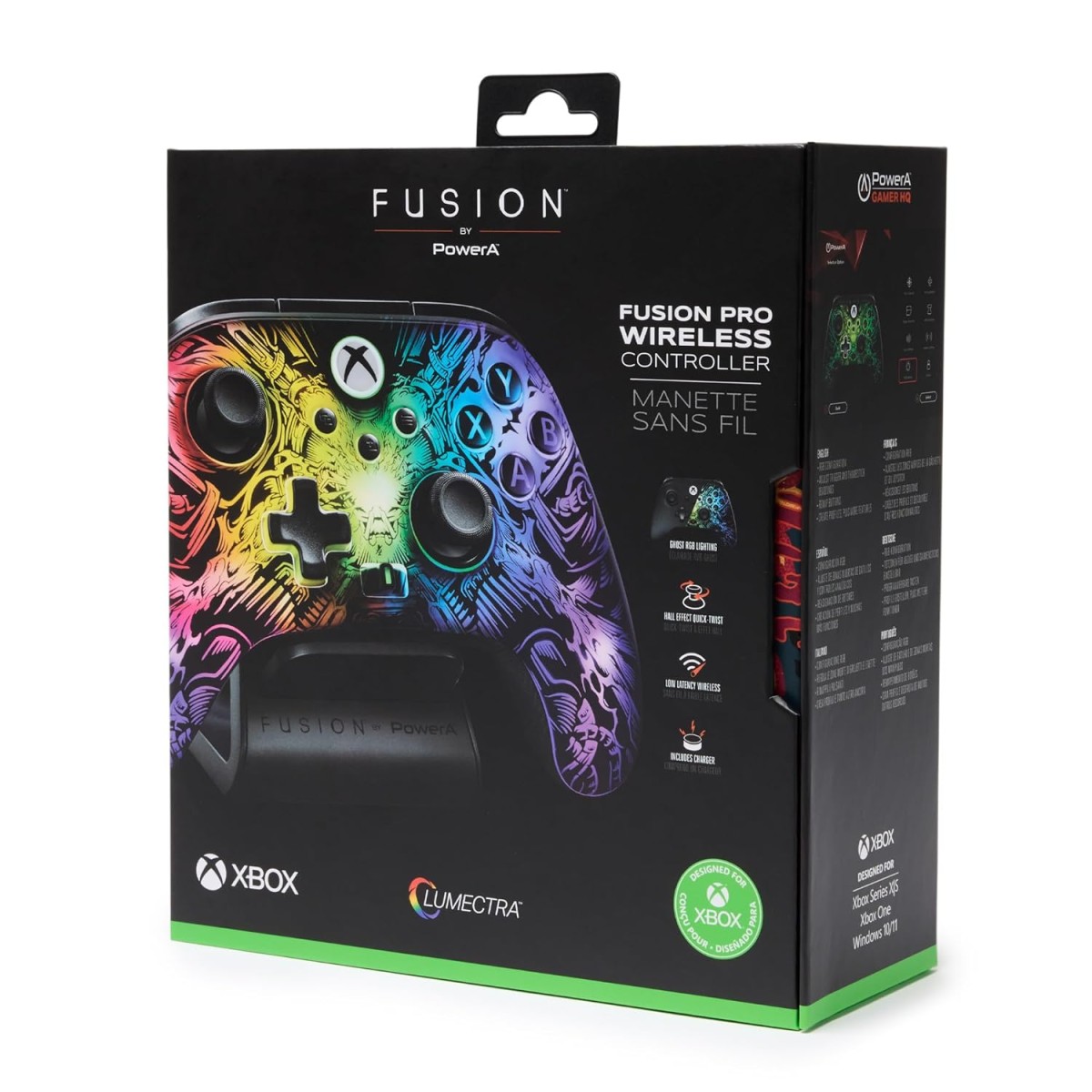 PowerA FUSION Pro Wireless Gaming Controller with Lumectra for Xbox Series X/S, Xbox One,