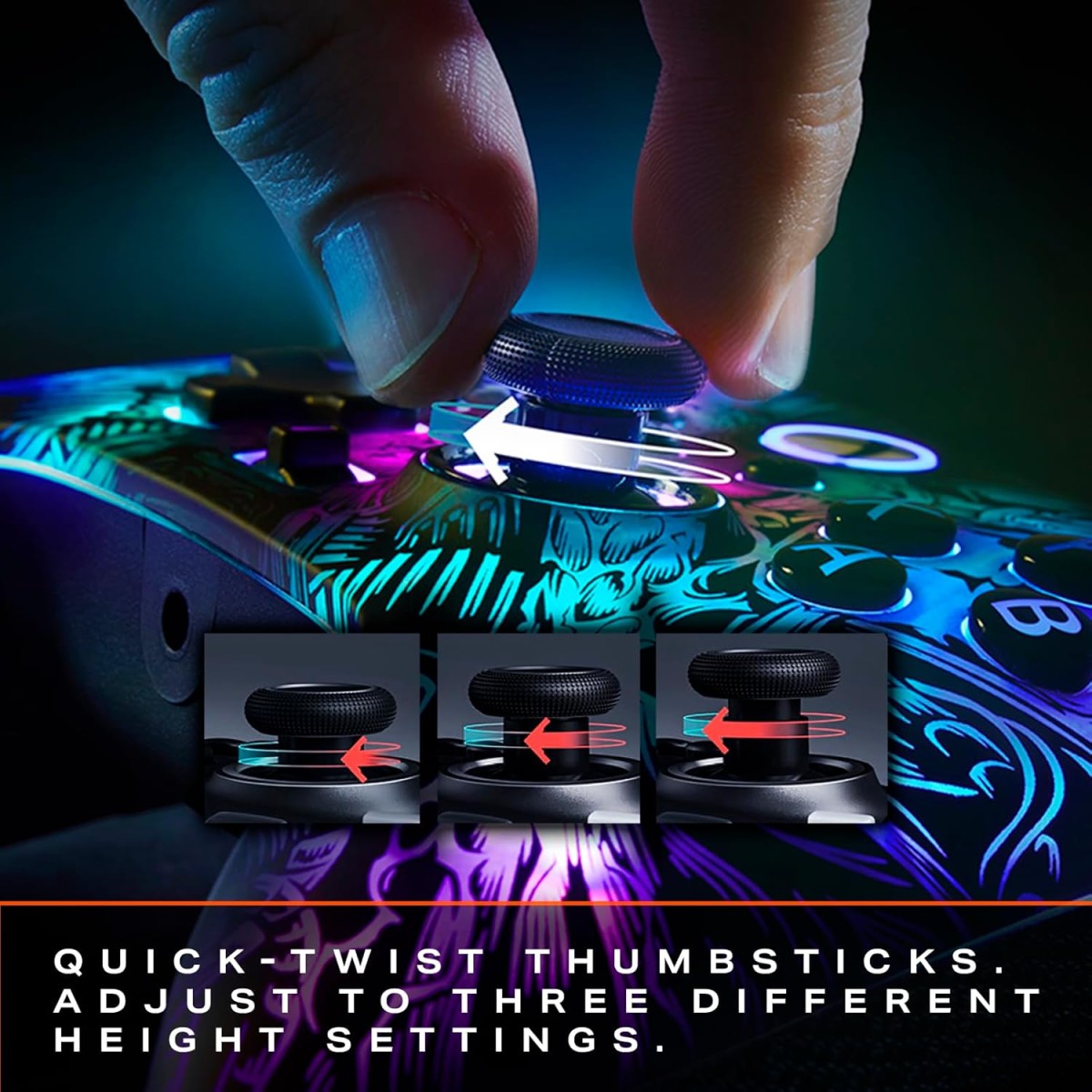 PowerA FUSION Pro Wireless Gaming Controller with Lumectra for Xbox Series X/S, Xbox One,