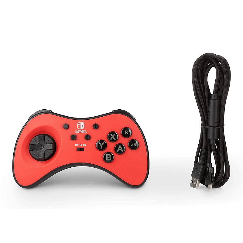 PowerA FUSION Wired FightPad Gaming Controller for Nintendo Switch, Red (Officially Licensed)-