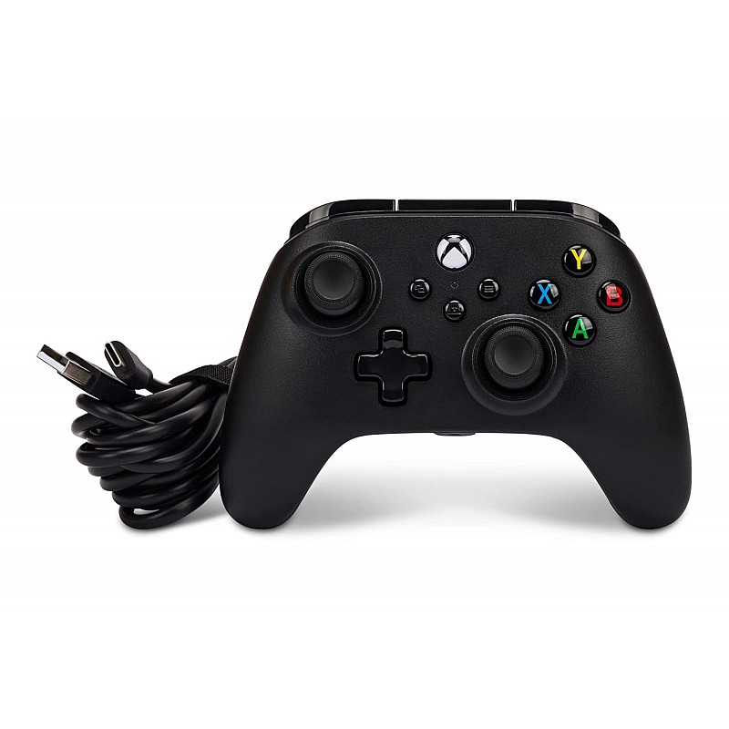 PowerA Nano Enhanced Wired Gaming Controller for Xbox Series X/S, Xbox One, PC, Windows 10/11, compact and smaller than standard Xbox controllers, Black (Officially Licensed)