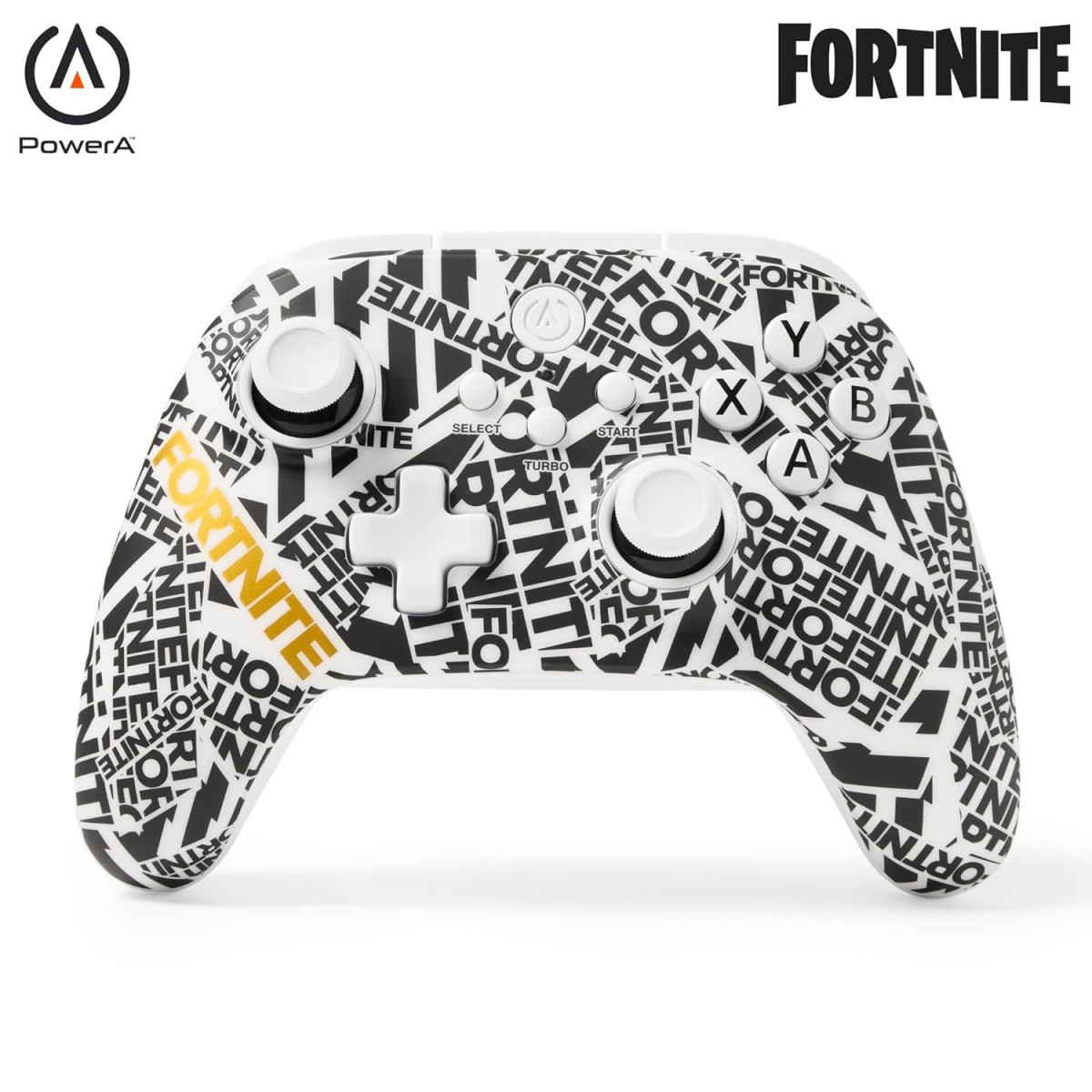 PowerA OPS v1 Wireless Controller for PC, Cloud Gaming and Mobile, Fortnite Edition, Hall Effect Thumbsticks & Triggers,