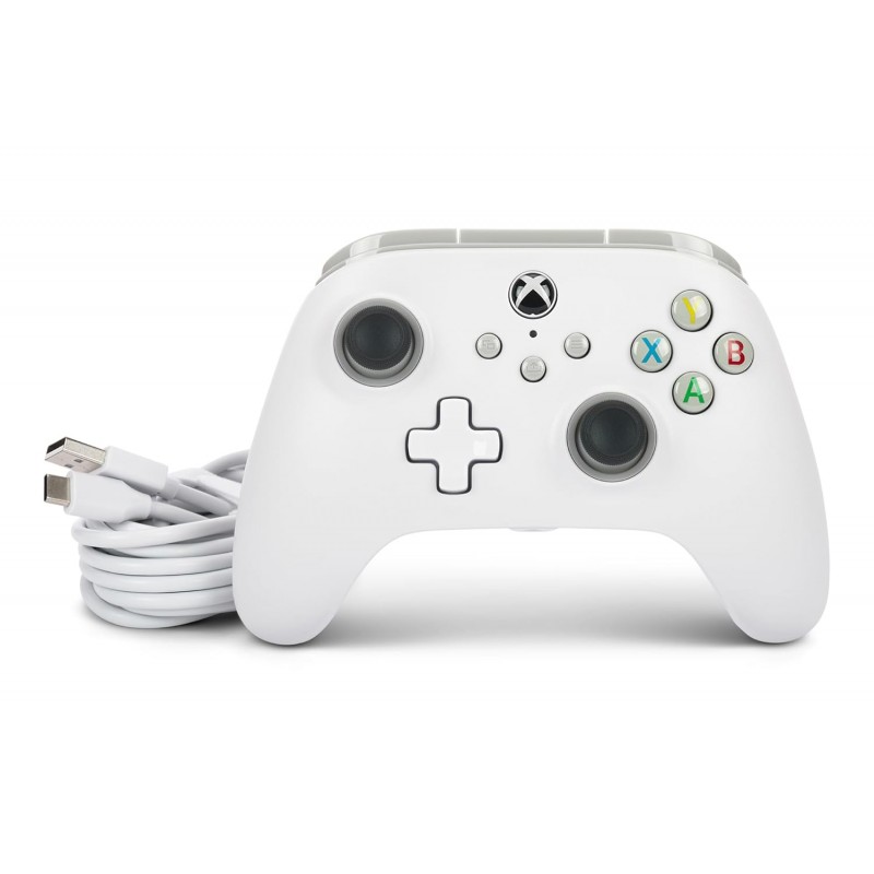 PowerA Wired Gaming Controller for Xbox Series X/S, Xbox One, PC, Windows 10/11, White (Officially Licensed)