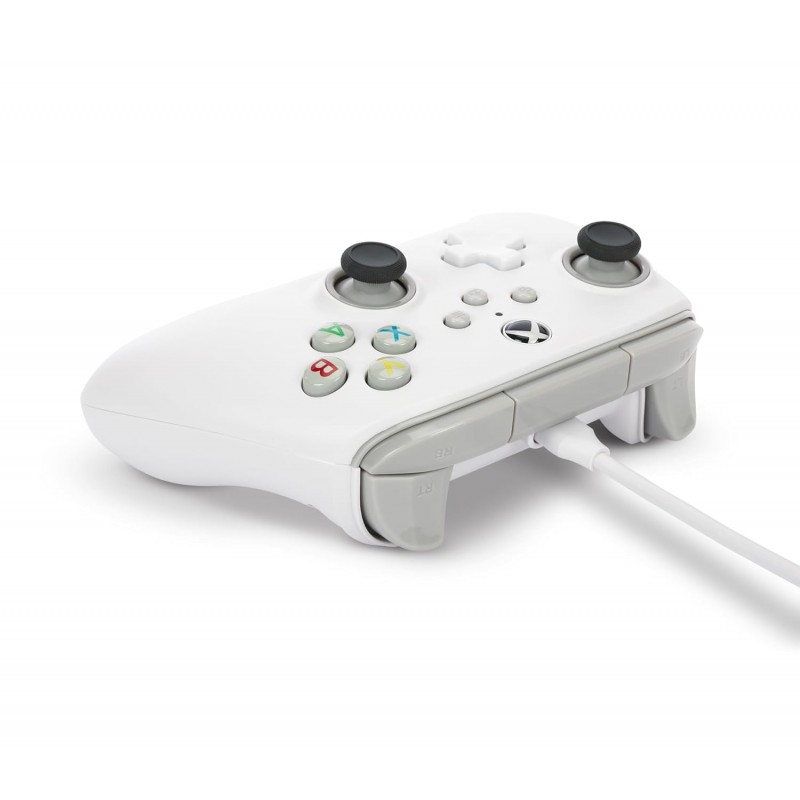 PowerA Wired Gaming Controller for Xbox Series X/S, Xbox One, PC, Windows 10/11, White (Officially Licensed)