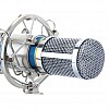 Powerpak BM 800 Blue Professional Condenser Microphone with Metal Shock Mount (requires phantom power or sound card)