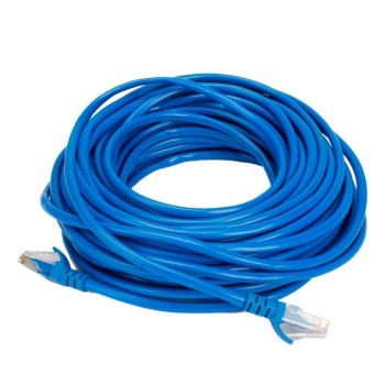PremiumAV RJ45 CAT5E Ethernet Patch Cable 20 Meter Blue – High-Speed LAN Network Cord for Router Modem PC Internet