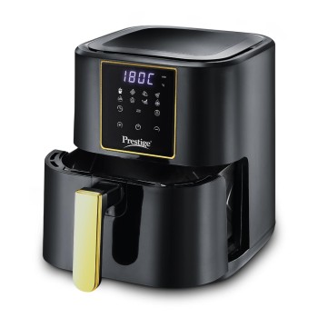 Prestige Nutrifry 4.5L Digital Air Fryer| 80% less Oil Consumption | 8 Preset Menu | Fry, Grill, Roast, Bake, Reheat | Digital Display | 1200 Watts | Easy to Clean | 1Y Warranty | ISI Certified Prestige Nutrifry 4.5L Digital Air Fryer| 80% less Oil Consumption | 8 Preset Menu | Fry, Grill, Roast, Bake, Reheat | Digital Display | 1200 Watts | Easy to Clean | 1Y Warranty | ISI Certified