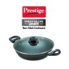 Prestige Omega Deluxe Granite Kadai | 3.25 L | Black | Induction Base | 5 Layer Non-Stick Granite Finish | Scratch Resistant | Dishwasher Safe | Metal Spoon Friendly