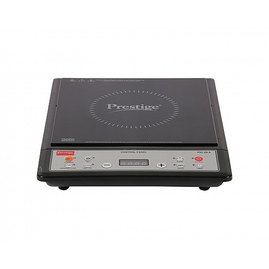 Prestige Polypropylene Cooktop Induction Pic 22.0, Black