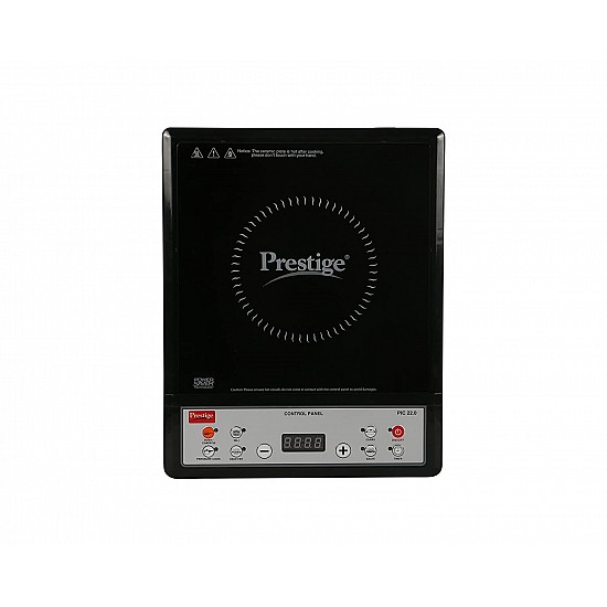 Prestige Polypropylene Cooktop Induction Pic 22.0, Black