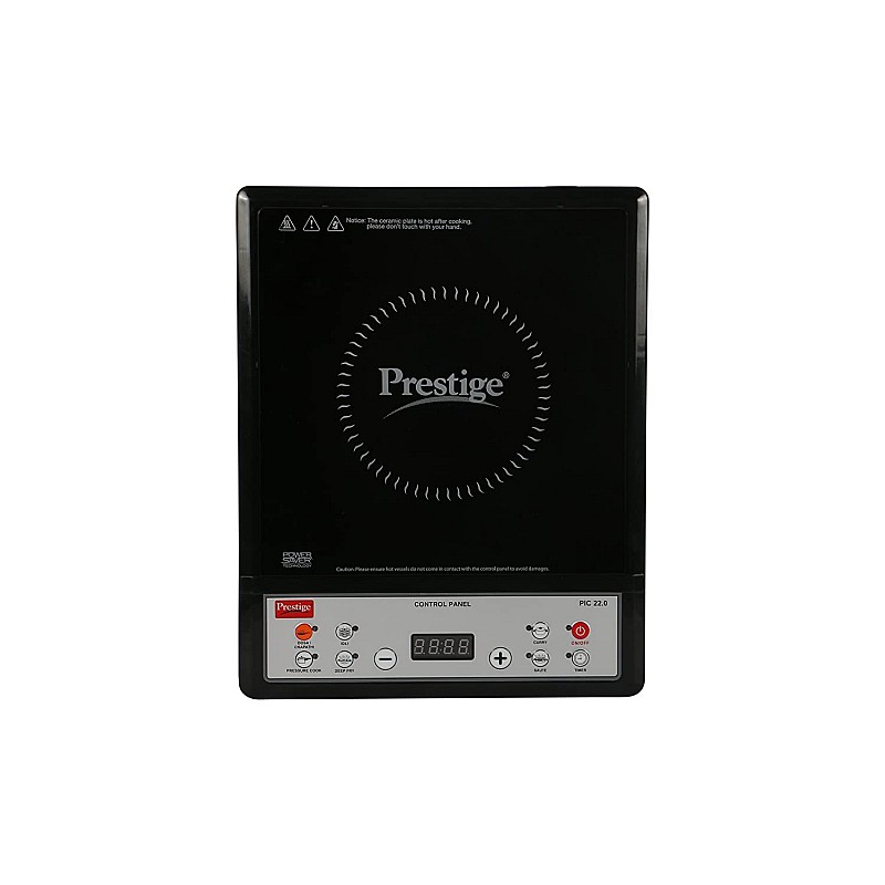 Prestige Polypropylene Cooktop Induction Pic 22.0, Black