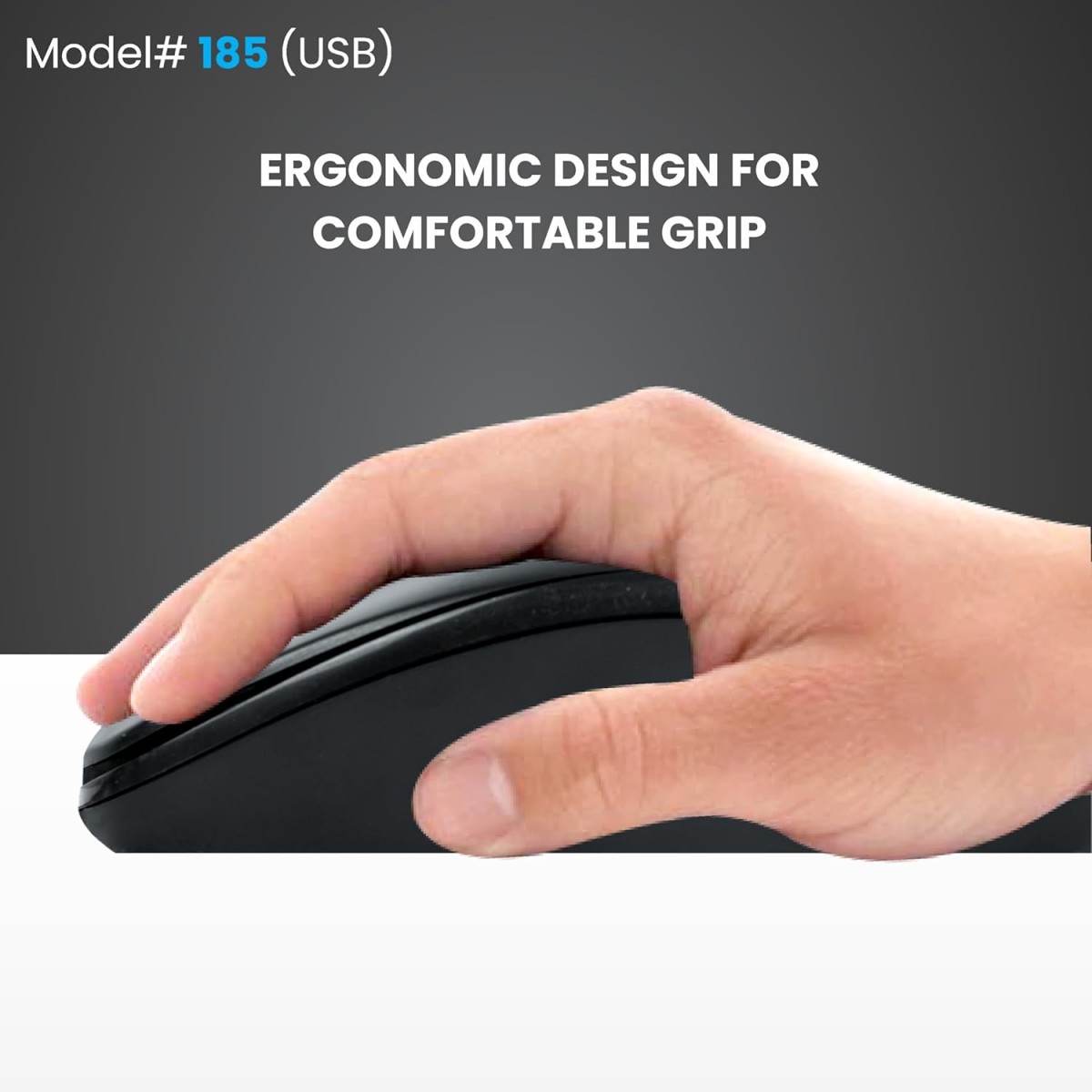 ProDot High-Performance Wired Mouse - Ergonomic Design, Precise Tracking, Universal Compatibility - Ideal for PC, Mac, Gaming, and Office Use (185 (Pack of 2), Wired)