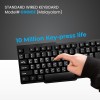 ProDot ProSeries Malayalam Standard Wired Keyboard with Rupees Symbol I Made in India | Ergonomic, Spill Resistant Design | 104 Keys | 10M Key Life | 1 Year Warranty | Works with Windows, iOS, Linux