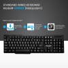 ProDot ProSeries Malayalam Standard Wired Keyboard with Rupees Symbol I Made in India | Ergonomic, Spill Resistant Design | 104 Keys | 10M Key Life | 1 Year Warranty | Works with Windows, iOS, Linux