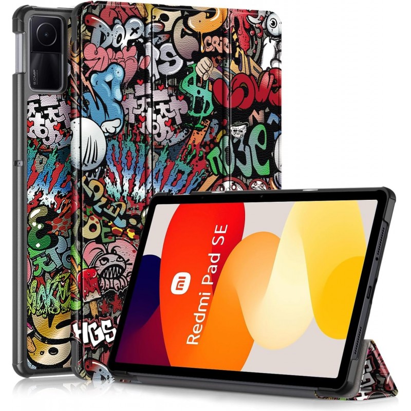ProElite Case Cover for Redmi Pad SE 11 inch Cover, Slim Trifold Flip case Cover for Redmi Pad SE 11 inch Tablet [Auto Sleep Wake Feature], Black