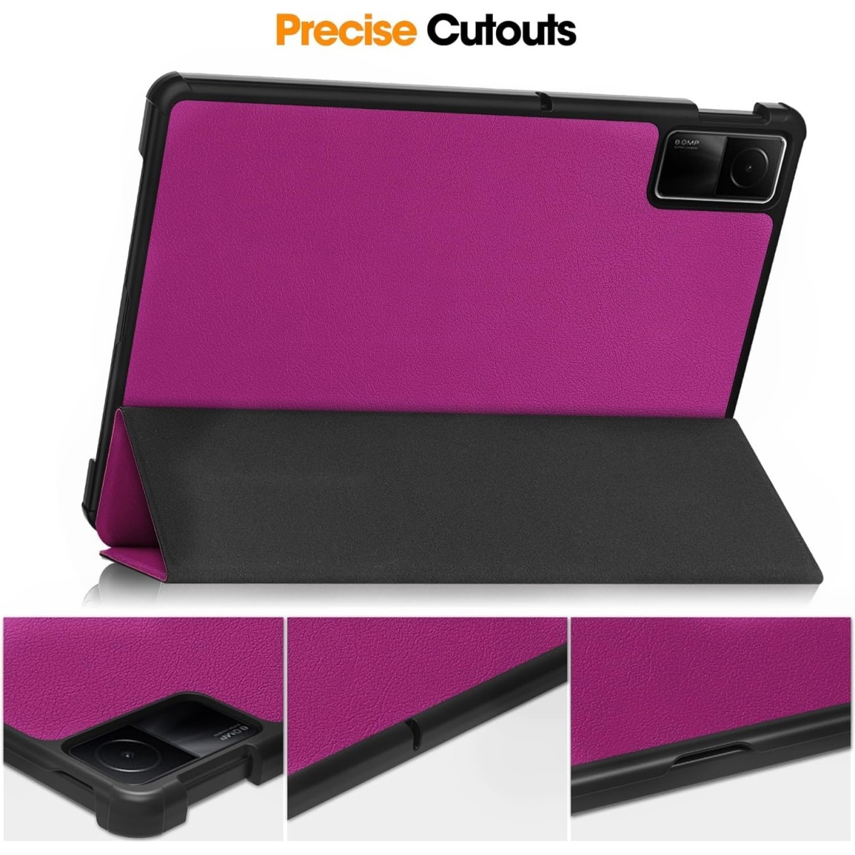 ProElite Case Cover for Redmi Pad SE 11 inch Cover, Slim Trifold Flip case Cover for Redmi Pad SE 11 inch Tablet [Auto Sleep Wake Feature], Black