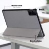 ProElite Case Cover for Redmi Pad SE 11 inch Cover, Slim Trifold Flip case Cover for Redmi Pad SE 11 inch Tablet [Auto Sleep Wake Feature], Black