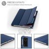 ProElite Case Cover for Redmi Pad SE 11 inch Cover, Smart Flip Case Cover for Redmi Pad SE 11 inch Translucent Back with Stylus Pen [Auto Sleep Wake Feature], Dark Green