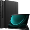 ProElite Cover for Galaxy Tab S9 FE Plus/S9 Plus/S10+ 12.4" Cover, Soft Flexible Flip Case Cover with S Pen Holder for Samsung Galaxy Tab S9/S9 Plus/S10+ 12.4 inch, [Recoil Series]- Black