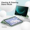 ProElite Cover for Galaxy Tab S9 FE Plus/S9 Plus/S10+ 12.4" Cover, Soft Flexible Flip Case Cover with S Pen Holder for Samsung Galaxy Tab S9 FE+/S9 Plus/S10+ 12.4 inch, [Recoil Series]- Dark Green