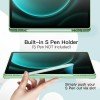 ProElite Cover for Galaxy Tab S9 FE Plus/S9 Plus/S10+ 12.4" Cover, Soft Flexible Flip Case Cover with S Pen Holder for Samsung Galaxy Tab S9 FE+/S9 Plus/S10+ 12.4 inch, [Recoil Series]- Dark Green