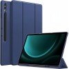 ProElite Cover for Galaxy Tab S9 FE Plus/S9 Plus/S10+ 12.4" Cover, Soft Flexible Flip Case Cover with S Pen Holder for Samsung Galaxy Tab S9 FE+/S9 Plus/S10+ 12.4 inch, [Recoil Series]- Dark Green