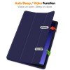 ProElite Cover for Galaxy Tab S9 FE Plus/S9 Plus/S10+ 12.4" Cover, Soft Flexible Flip Case Cover with S Pen Holder for Samsung Galaxy Tab S9 FE+/S9 Plus/S10+ 12.4 inch, [Recoil Series]- Dark Green