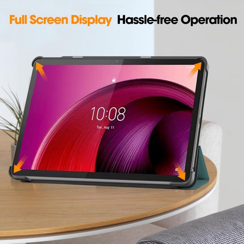 ProElite Cover for Lenovo Tab M10 5G 10.6 inch Cover Case, Sleek Smart Flip Case Cover for Lenovo Tab M10 5G 10.6 inch, Black ProElite Cover for Lenovo Tab M10 5G 10.6 inch Cover Case, Sleek Smart Flip Case Cover for Lenovo Tab M10 5G 10.6 inch, Black