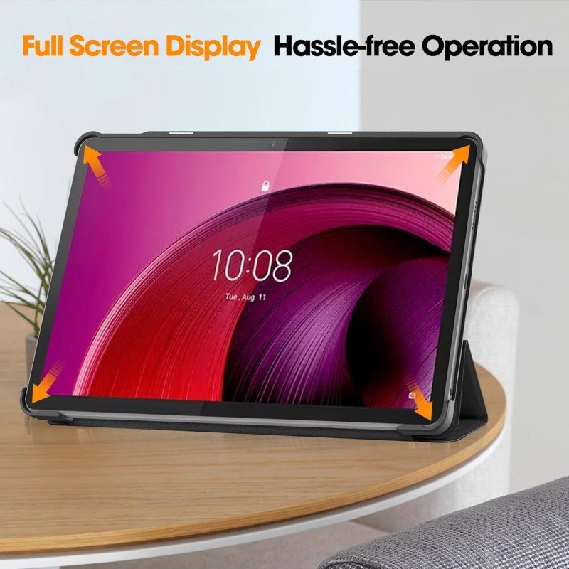 ProElite Cover for Lenovo Tab M10 5G 10.6 inch Cover Case, Sleek Smart Flip Case Cover for Lenovo Tab M10 5G 10.6 inch, Black ProElite Cover for Lenovo Tab M10 5G 10.6 inch Cover Case, Sleek Smart Flip Case Cover for Lenovo Tab M10 5G 10.6 inch, Black