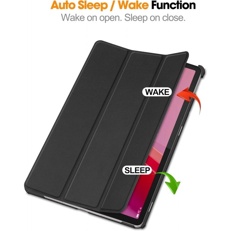 ProElite Cover for Lenovo Tab M11 11" Case Cover, Trifold Flip Case Cover for Lenovo Tab M11 11 inch with Auto Sleep Wake Function, Black ProElite Cover for Lenovo Tab M11 11" Case Cover, Trifold Flip Case Cover for Lenovo Tab M11 11 inch with Auto Sleep Wake Function, Black