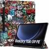 ProElite Cover for Samsung Galaxy Tab S9 FE/S10 FE 10.9 inch Cover, Soft Flexible Flip Case Cover with S Pen Holder for Galaxy Tab S10/S9 FE 10.9", Auto Sleep Wake, [Recoil Series] - Light Blue