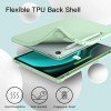 ProElite Cover for Samsung Galaxy Tab S9 FE/S10 FE 10.9 inch Cover, Soft Flexible Flip Case Cover with S Pen Holder for Galaxy Tab S10/S9 FE 10.9", Auto Sleep Wake, [Recoil Series] - Light Blue
