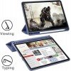 ProElite Cover for Samsung Galaxy Tab S9 FE/S10 FE 10.9 inch Cover, Soft Flexible Flip Case Cover with S Pen Holder for Galaxy Tab S10/S9 FE 10.9", Auto Sleep Wake, [Recoil Series] - Light Blue