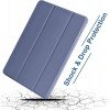 ProElite Cover for Samsung Galaxy Tab S9 FE/S10 FE 10.9 inch Cover, Soft Flexible Flip Case Cover with S Pen Holder for Galaxy Tab S10/S9 FE 10.9", Auto Sleep Wake, [Recoil Series] - Light Blue