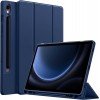 ProElite Cover for Samsung Galaxy Tab S9 FE/S10 FE 10.9 inch Cover, Soft Flexible Flip Case Cover with S Pen Holder for Galaxy Tab S10/S9 FE 10.9", Auto Sleep Wake, [Recoil Series] - Light Blue