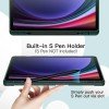 ProElite Cover for Samsung Galaxy Tab S9 FE/S10 FE 10.9 inch Cover, Soft Flexible Flip Case Cover with S Pen Holder for Galaxy Tab S10/S9 FE 10.9", Auto Sleep Wake, [Recoil Series] - Light Blue