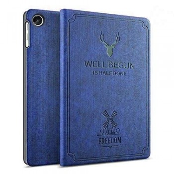 ProElite Deer Flip case Cover for Lenovo Tab M10 FHD Plus 3rd Gen 10.6 inch Tablet (Will Not Fit M10 5G Model), Dark Blue