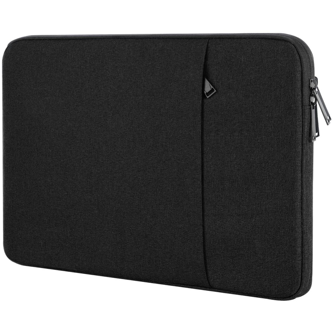ProElite Polyster Laptop Sleeve Case Cover Pouch for 13" to 14" MacBook Air/Pro Retina,Compatible with MacBook Pro 14 inch M1 Pro/Max A2442, Galaxy Tab S8/S9 Ultra 14.6 inch/iPad Pro 12.9, Black