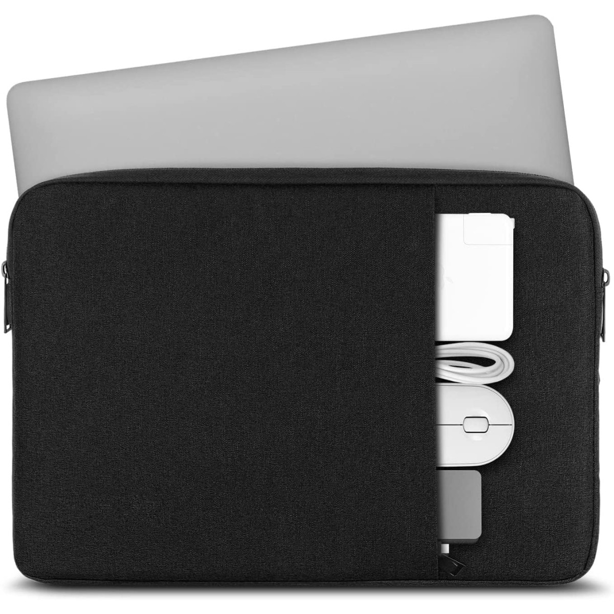 ProElite Polyster Laptop Sleeve Case Cover Pouch for 13" to 14" MacBook Air/Pro Retina,Compatible with MacBook Pro 14 inch M1 Pro/Max A2442, Galaxy Tab S8/S9 Ultra 14.6 inch/iPad Pro 12.9, Black