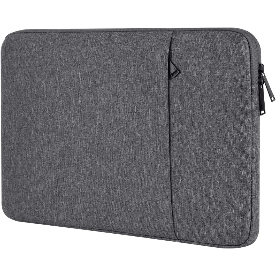 ProElite Polyster Laptop Sleeve Case Cover Pouch for 13" to 14" MacBook Air/Pro Retina,Compatible with MacBook Pro 14 inch M1 Pro/Max A2442, Galaxy Tab S8/S9 Ultra 14.6 inch/iPad Pro 12.9, Black