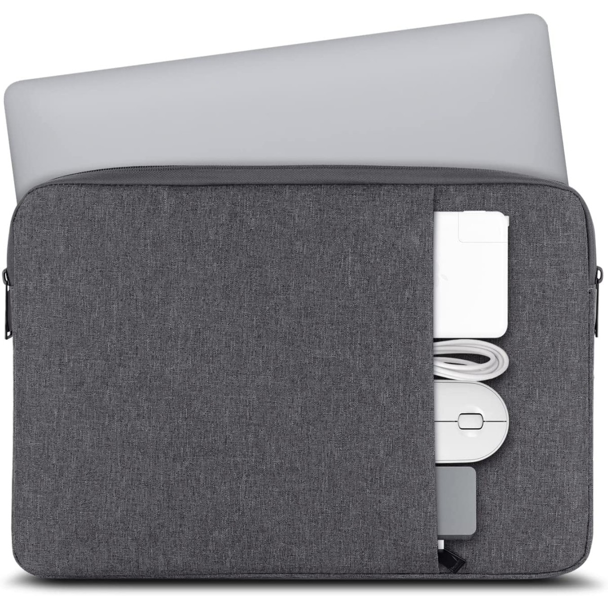 ProElite Polyster Laptop Sleeve Case Cover Pouch for 13" to 14" MacBook Air/Pro Retina,Compatible with MacBook Pro 14 inch M1 Pro/Max A2442, Galaxy Tab S8/S9 Ultra 14.6 inch/iPad Pro 12.9, Black