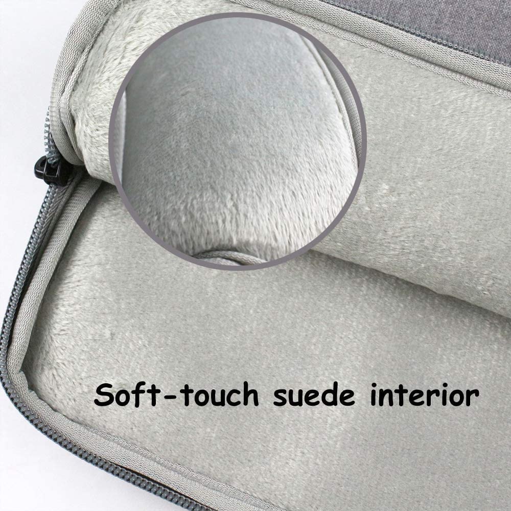 ProElite Polyster Laptop Sleeve Case Cover Pouch for 13" to 14" MacBook Air/Pro Retina,Compatible with MacBook Pro 14 inch M1 Pro/Max A2442, Galaxy Tab S8/S9 Ultra 14.6 inch/iPad Pro 12.9, Black